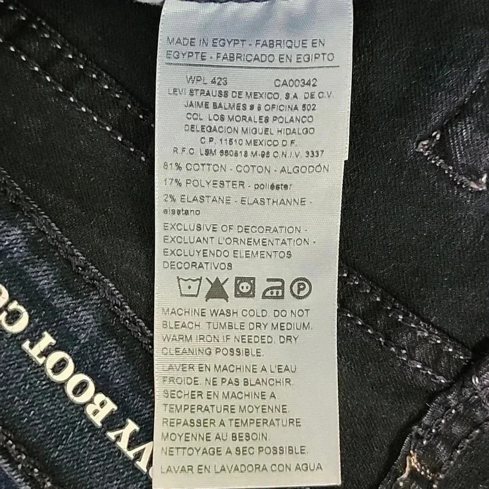 Levis Signature Curvy Boot Cut Jeans Size 12 31X30 - Picture 5 of 9